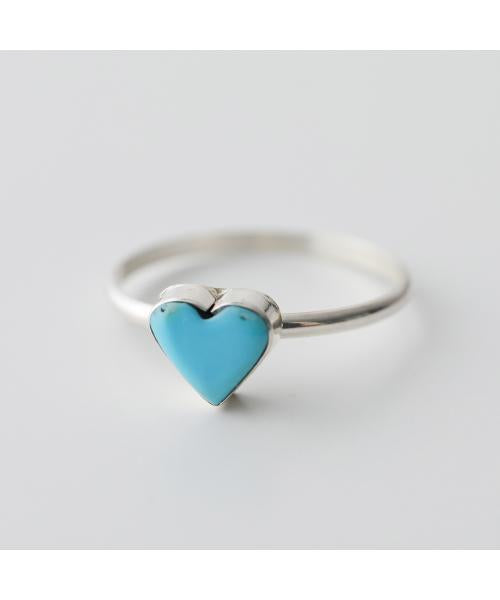 ハルポ HARPO HARPO リング turquoise heart ring ターコイズ ハート （シルバー×ブルー） シルバー×ブルー