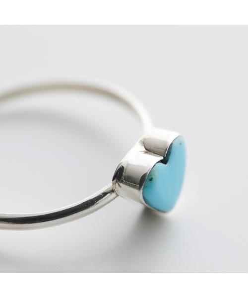 ハルポ HARPO HARPO リング turquoise heart ring ターコイズ ハート （シルバー×ブルー） シルバー×ブルー