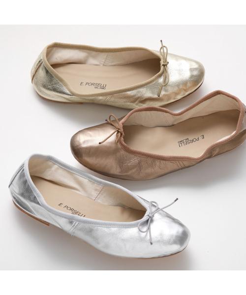 Porselli PORSELLI Flat Pumps DS PELLE leather Ballet Shoes