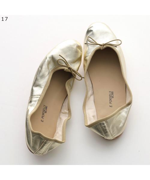 Porselli PORSELLI Flat Pumps DS PELLE leather Ballet Shoes