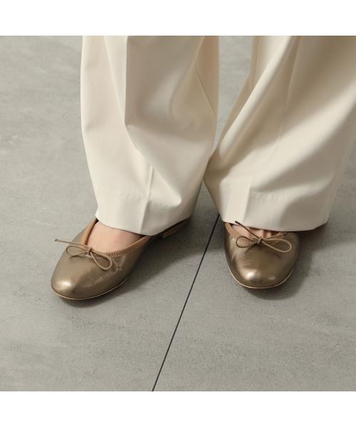 ポルセリ Porselli PORSELLI フラットパンプス DS PELLE レザー バレエシューズ （17/ORO/ゴールド） 17/ORO/ゴールド