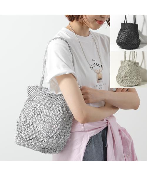 ザバグマティ The Bagmati BAGMATI ハンドバッグ 170805M メッシュバッグ 鞄  （WHITE/GOLD/ホワイト） WHITE/GOLD/ホワイト