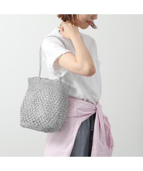 ザバグマティ The Bagmati BAGMATI ハンドバッグ 170805M メッシュバッグ 鞄  （WHITE/GOLD/ホワイト） WHITE/GOLD/ホワイト