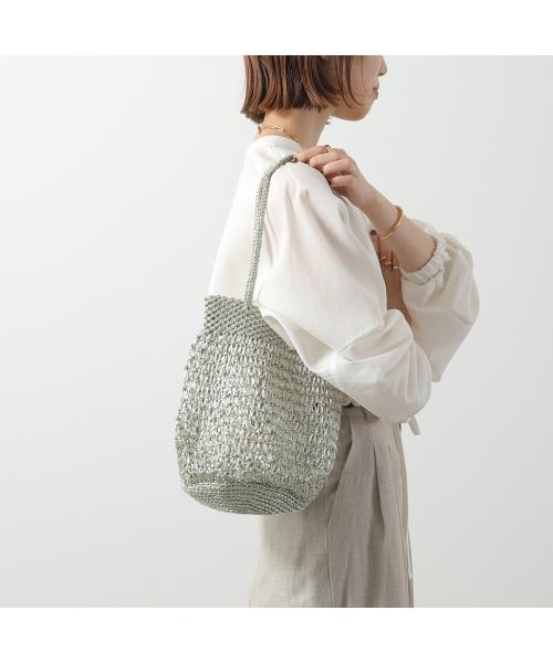 ザバグマティ The Bagmati BAGMATI ハンドバッグ 170805M メッシュバッグ 鞄  （WHITE/GOLD/ホワイト） WHITE/GOLD/ホワイト