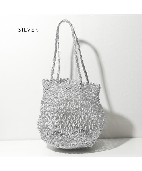 ザバグマティ The Bagmati BAGMATI ハンドバッグ 170805M メッシュバッグ 鞄  （WHITE/GOLD/ホワイト） WHITE/GOLD/ホワイト