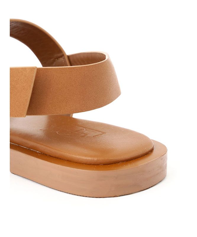 'ETRE TOKYO Double Strap Leather Sandals'