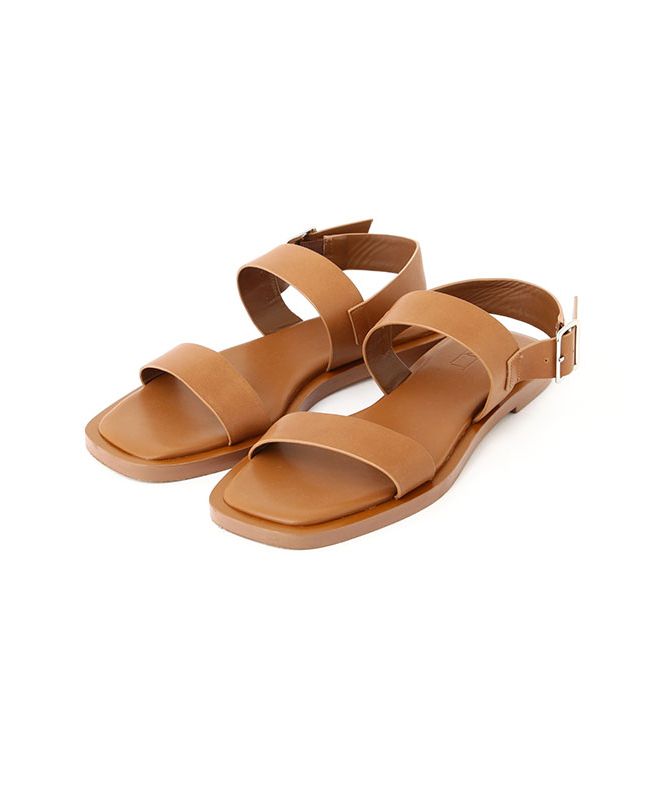 'ETRE TOKYO Double Strap Leather Sandals'
