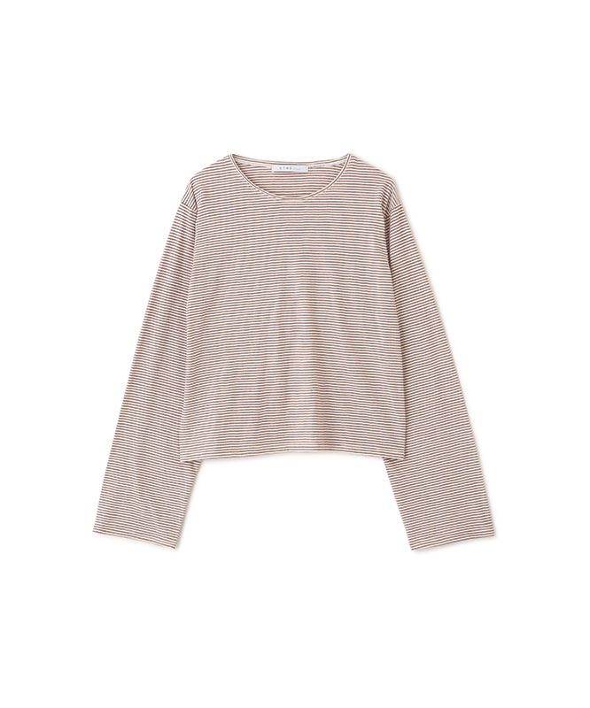 エトレトウキョウ ETRE' TOKYO コンパクトボーダートップス （BEIGE） BEIGE