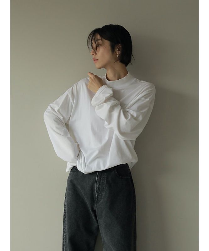 エトレトウキョウ ETRE' TOKYO モックネックロンTEE （IVORY） IVORY