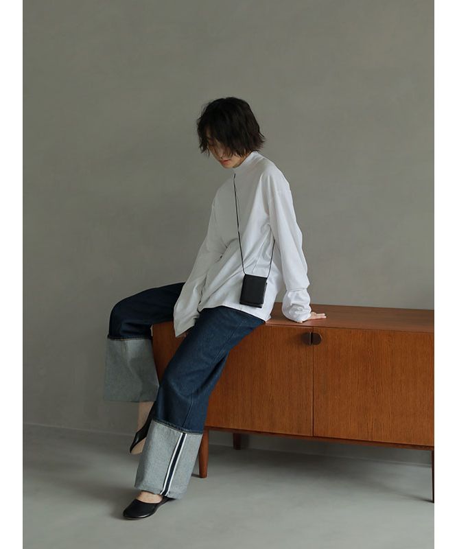 エトレトウキョウ ETRE' TOKYO モックネックロンTEE （IVORY） IVORY