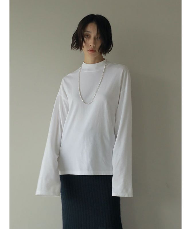 エトレトウキョウ ETRE' TOKYO モックネックロンTEE （IVORY） IVORY
