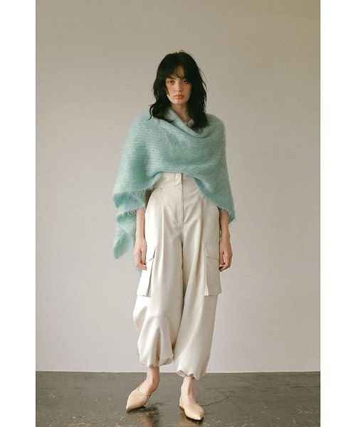 'ETRE TOKYO Wool Mohair Stole Poncho'
