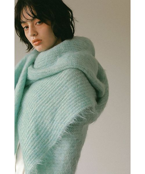 'ETRE TOKYO Wool Mohair Stole Poncho'