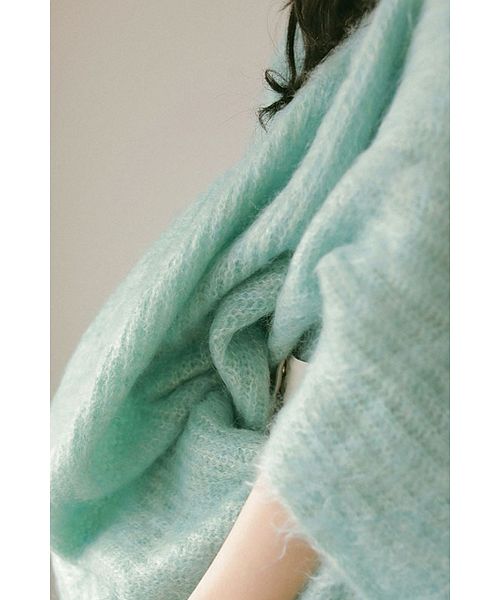 'ETRE TOKYO Wool Mohair Stole Poncho'