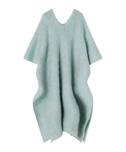 'ETRE TOKYO Wool Mohair Stole Poncho'