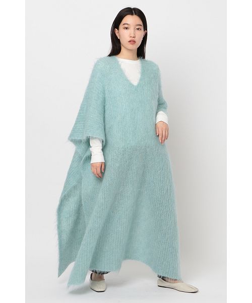 'ETRE TOKYO Wool Mohair Stole Poncho'