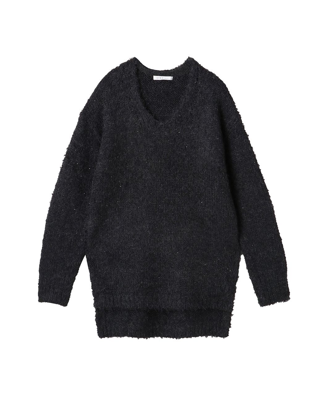 エトレトウキョウ ETRE' TOKYO ウールカシミヤスパンコールニット （CHARCOAL） CHARCOAL