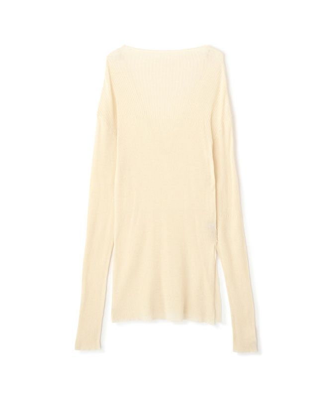 'ETRE TOKYO Shia Tight Rib Knit Pullover'
