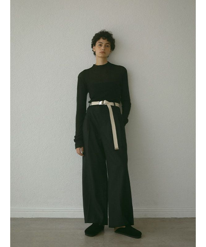 'ETRE TOKYO Shia Tight Rib Knit Pullover'