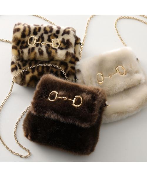 アポワンウテセ a point etc a point etc ショルダーバッグ SAC EMMA エコファー （BEIGE/GOLD/ベージュ） BEIGE/GOLD/ベージュ