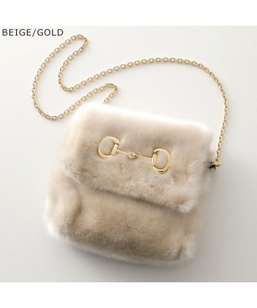 アポワンウテセ a point etc a point etc ショルダーバッグ SAC EMMA エコファー （BEIGE/GOLD/ベージュ） BEIGE/GOLD/ベージュ
