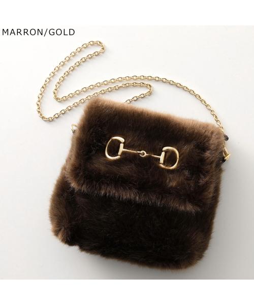 アポワンウテセ a point etc a point etc ショルダーバッグ SAC EMMA エコファー （BEIGE/GOLD/ベージュ） BEIGE/GOLD/ベージュ