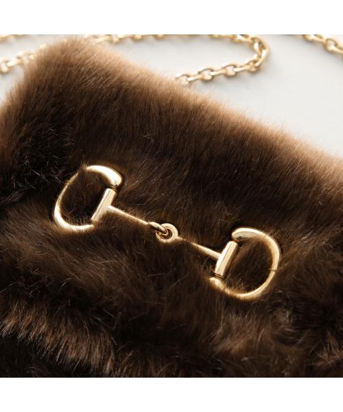 アポワンウテセ a point etc a point etc ショルダーバッグ SAC EMMA エコファー （BEIGE/GOLD/ベージュ） BEIGE/GOLD/ベージュ