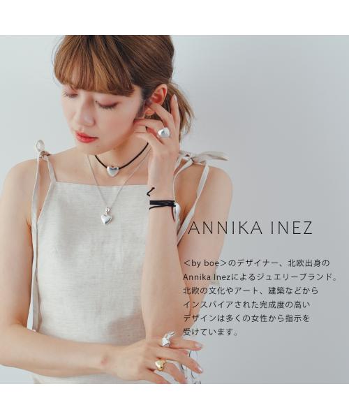 アニカイネズ ANNIKA INEZ ANNIKA INEZ ピアス Heart Hoops Sml E926ーSML （シルバー） シルバー