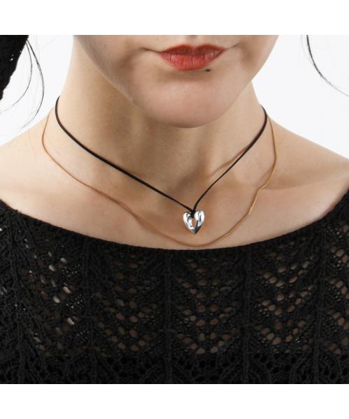 ANNIKA INEZ ANNIKA INEZ Necklace Open Heart Pendant Necklace 650 PTE