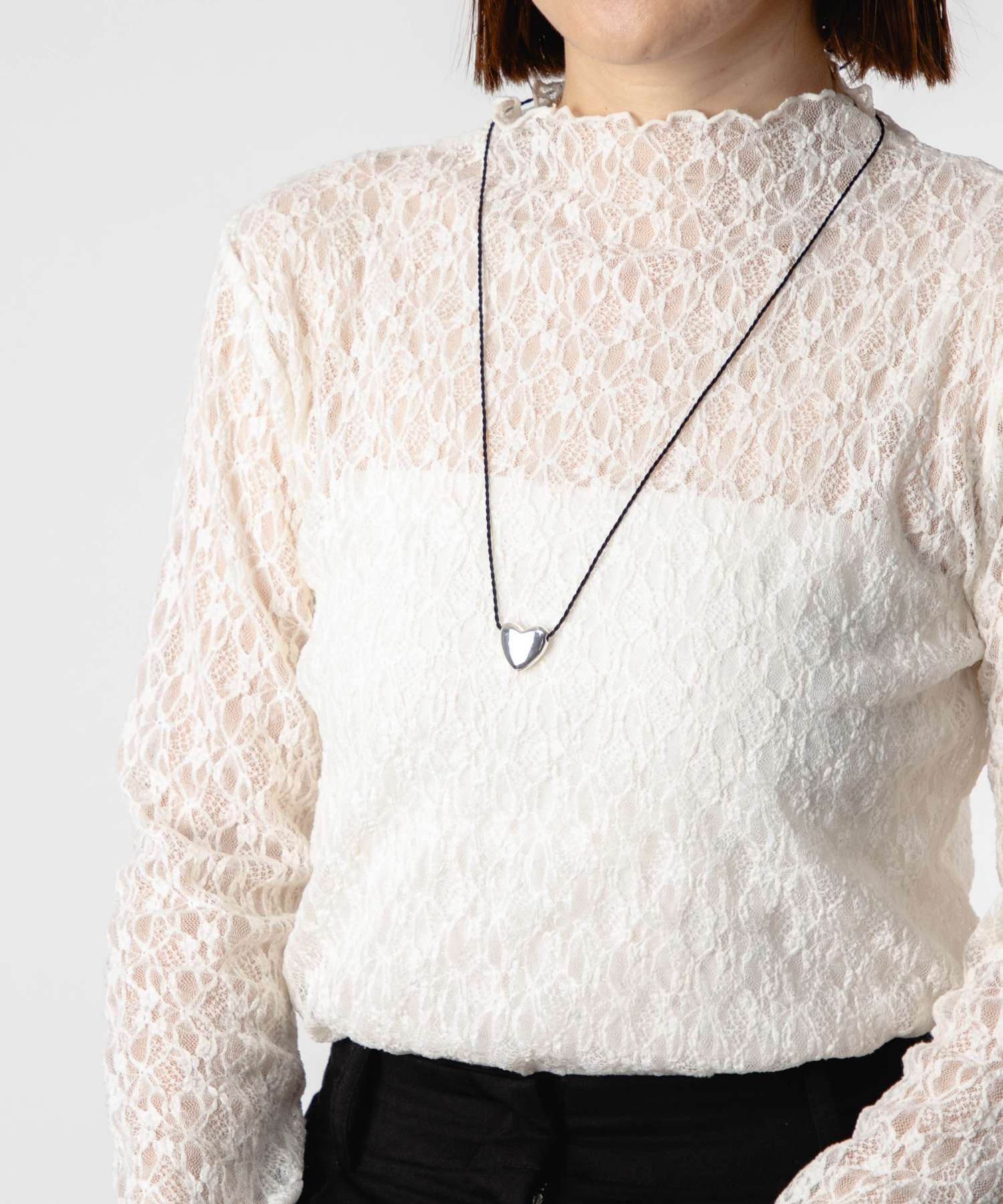 アニカイネズ ANNIKA INEZ アニカイネズ ANNIKA INEZ Small Heart Necklace スモール ハート 587 SML ネックレス レディース アクセサリー シルバー （SILVER/シルバー） SILVER/シルバー