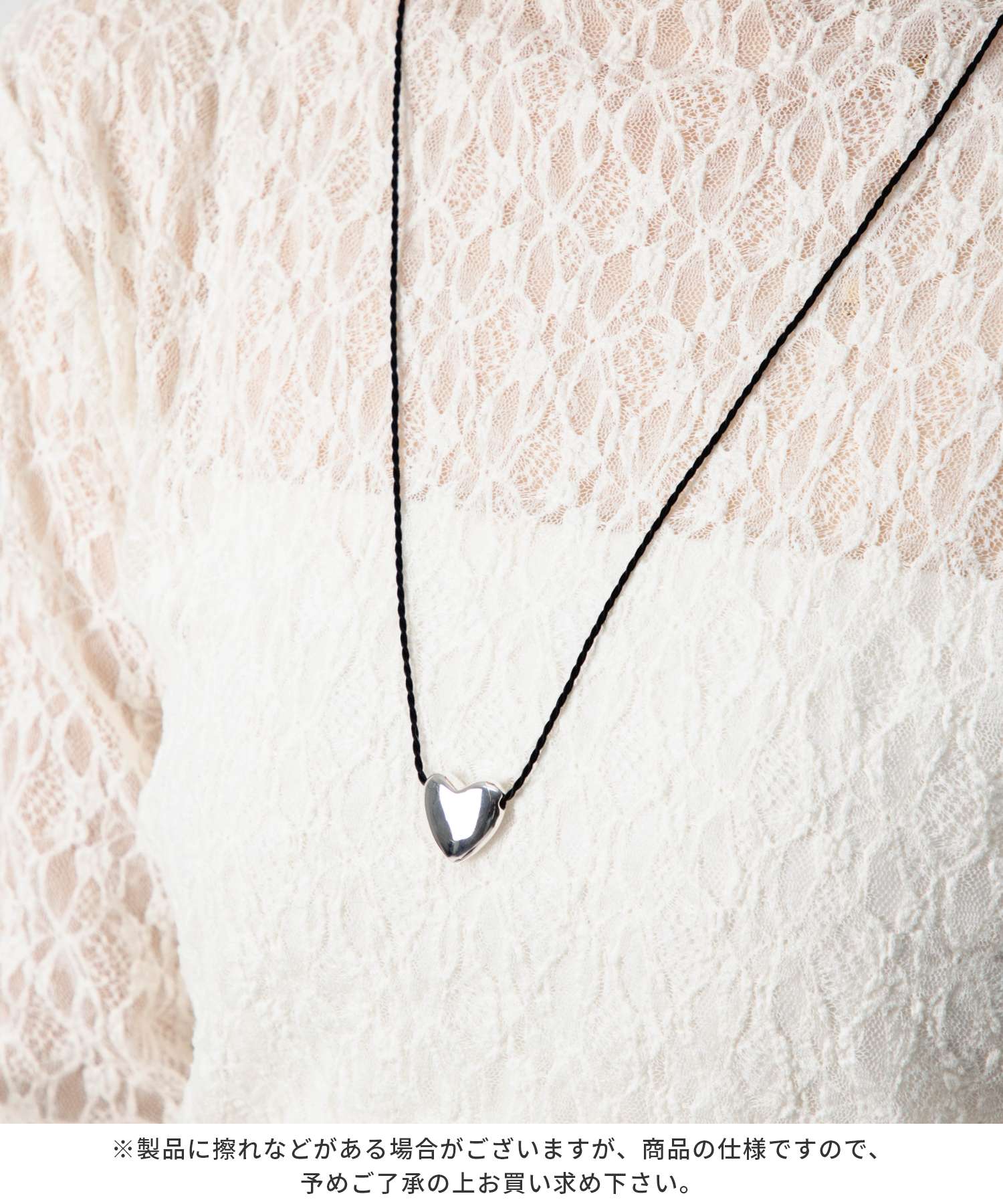 アニカイネズ ANNIKA INEZ アニカイネズ ANNIKA INEZ Small Heart Necklace スモール ハート 587 SML ネックレス レディース アクセサリー シルバー （SILVER/シルバー） SILVER/シルバー