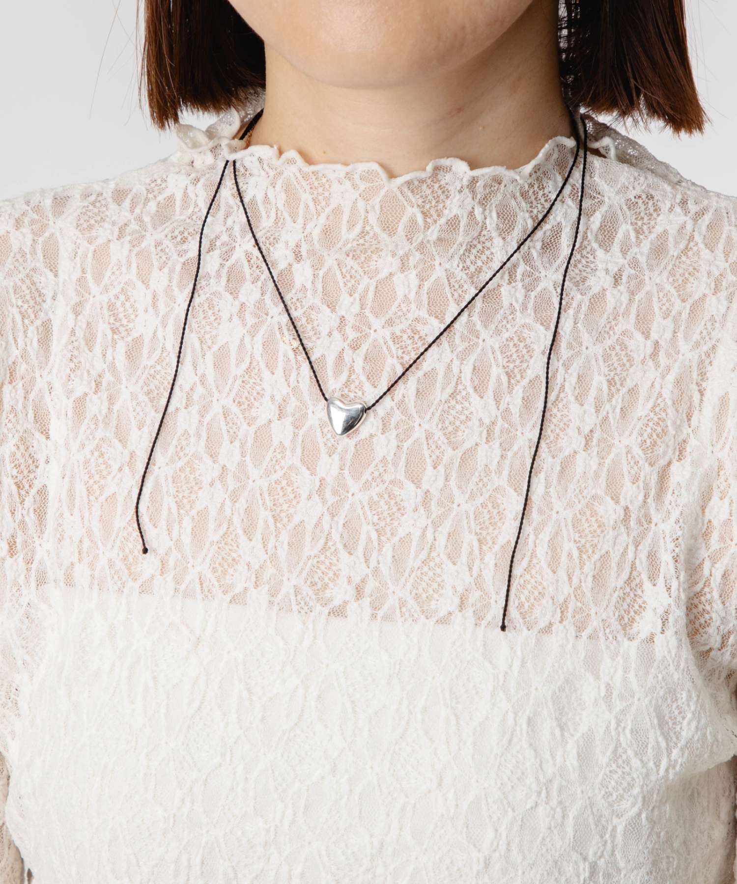 アニカイネズ ANNIKA INEZ アニカイネズ ANNIKA INEZ Mini Heart Necklace ミニ ハート 587 MINI ネックレス レディース アクセサリー シルバー （SILVER/シルバー） SILVER/シルバー