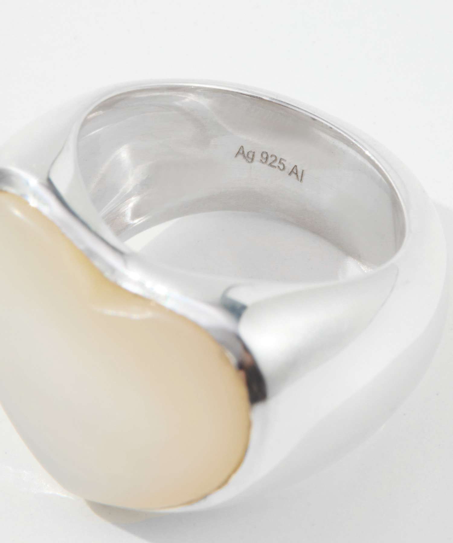 アニカイネズ ANNIKA INEZ アニカイネズ ANNIKA INEZ Bigger Pearl Heart Ring ビッグ パール ハート R176 LRG リング 指輪 レディース アクセサリー シルバー （MOTHER OF PEARL/マザーオブパール） MOTHER OF PEARL/マザーオブパール