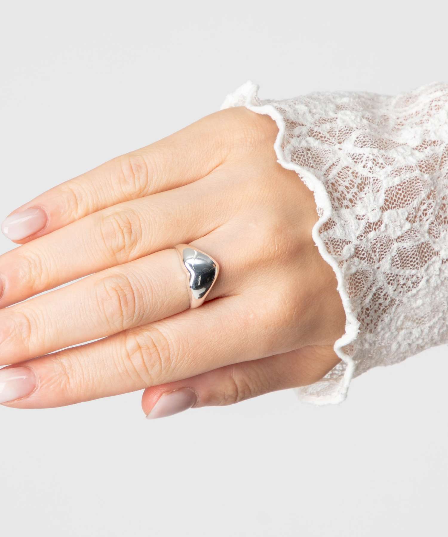 アニカイネズ ANNIKA INEZ アニカイネズ ANNIKA INEZ Heart Ring ハートリング R150 リング 指輪 レディース アクセサリー シルバー （SILVER/シルバー） SILVER/シルバー