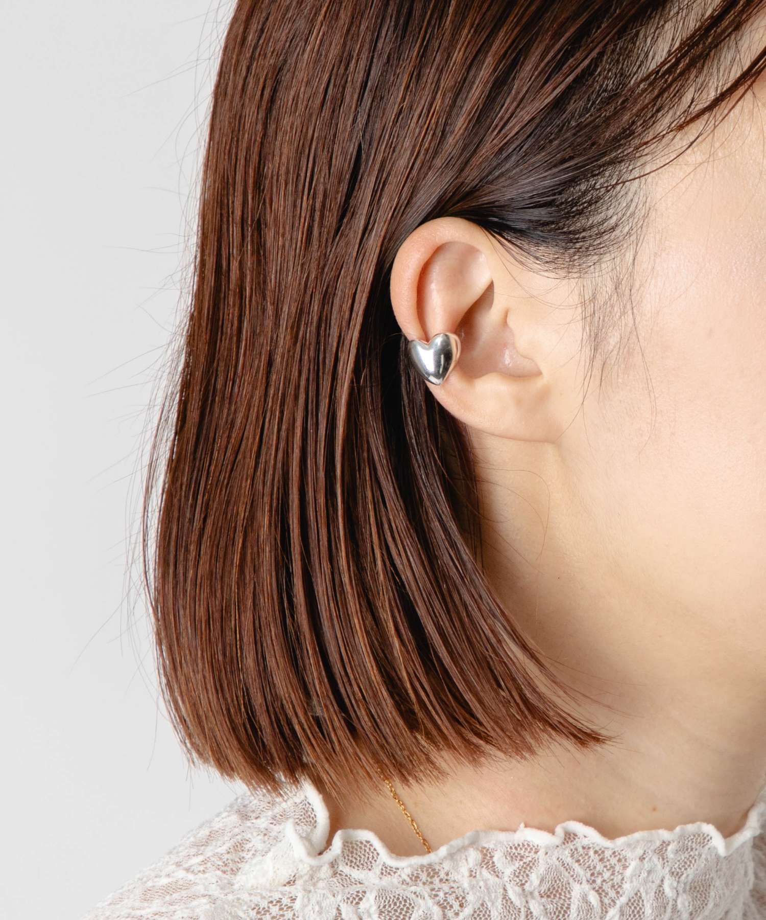 アニカイネズ ANNIKA INEZ アニカイネズ ANNIKA INEZ Heart Earcuff ハート E961 イヤーカフ レディース アクセサリー シルバー （SILVER/シルバー） SILVER/シルバー