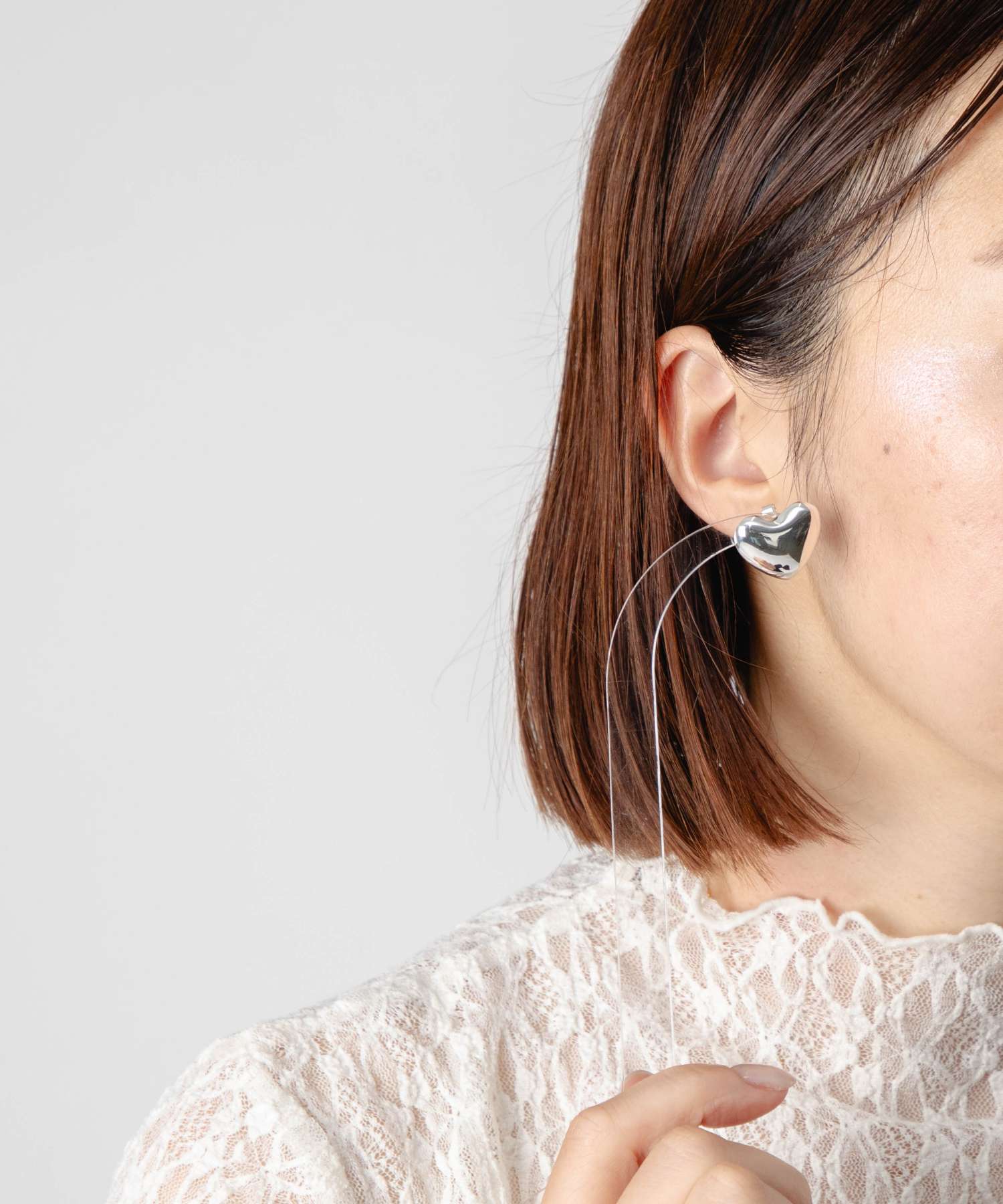 アニカイネズ ANNIKA INEZ アニカイネズ ANNIKA INEZ Small Voluptuous Heart Earrings スモール ボリューム ハート E940 SML ピアス レディース アクセサリー シルバー （SILVER/シルバー） SILVER/シルバー