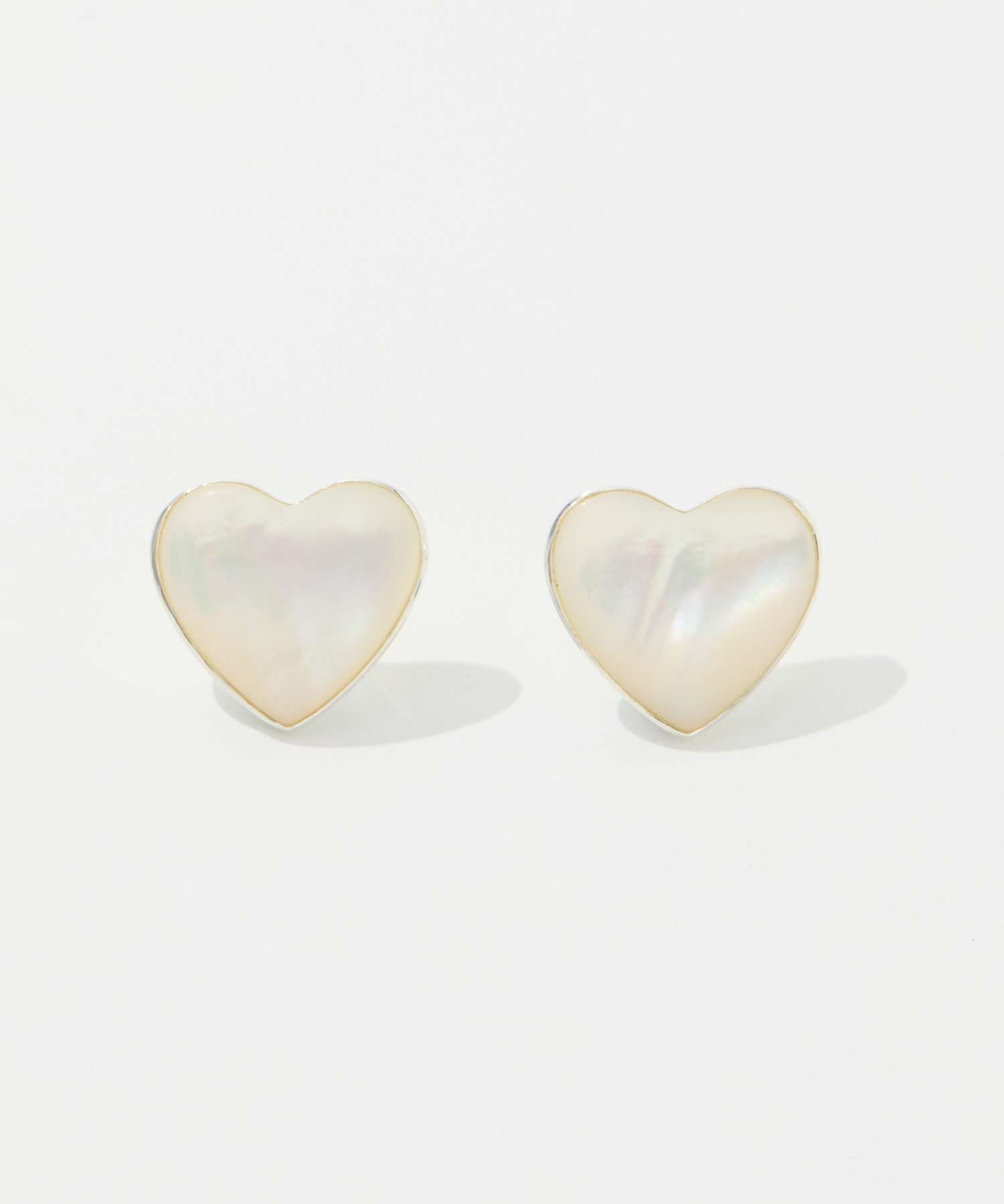 アニカイネズ ANNIKA INEZ アニカイネズ ANNIKA INEZ Mother of pearl heart pierced earrings マザーオブパール ハート E977 SML ピアス （SILVER/シルバー） SILVER/シルバー