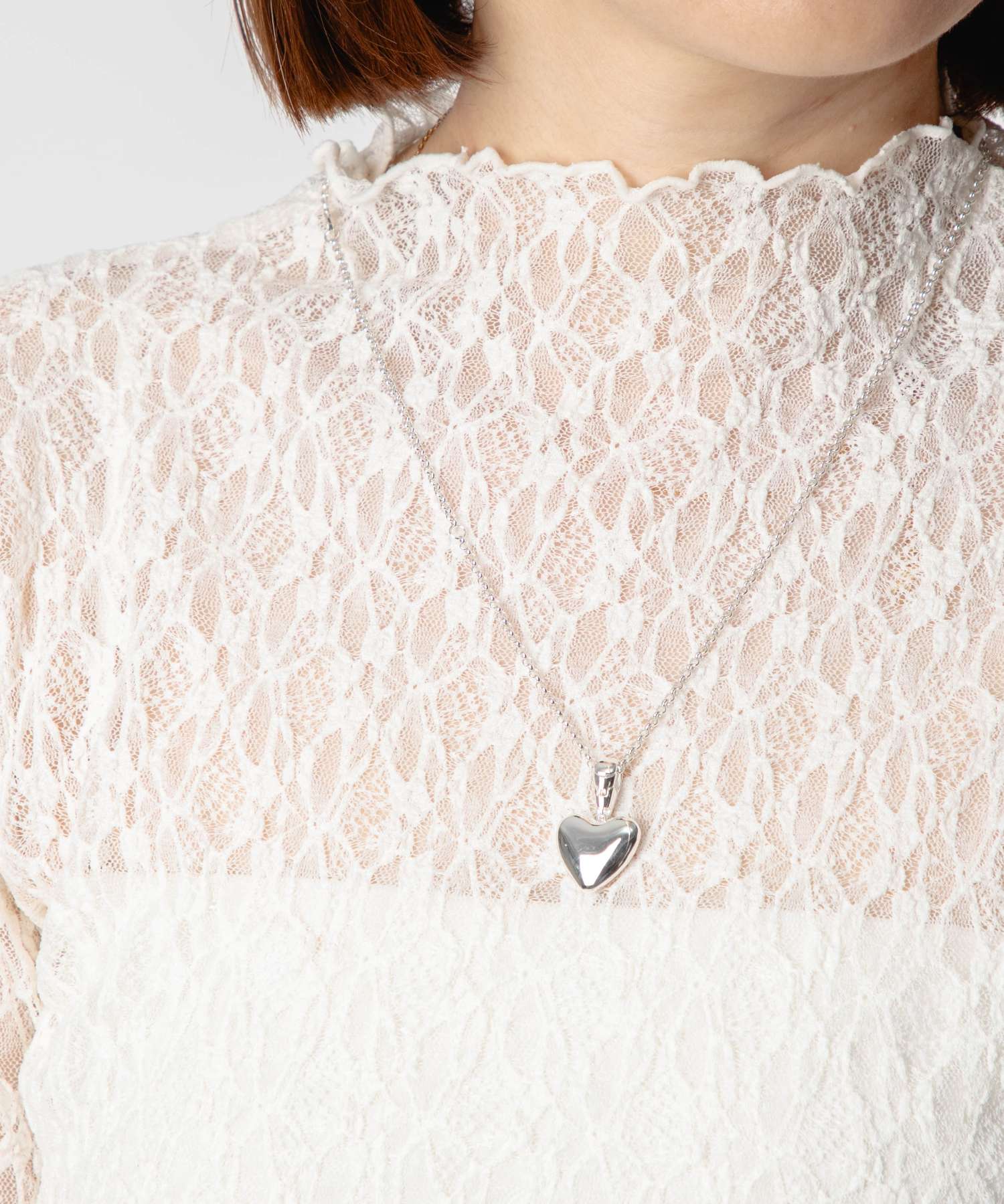 アニカイネズ ANNIKA INEZ アニカイネズ ANNIKA INEZ Large Voluptuous Heart Necklace ラージ ハート 591 LRG ネックレス レディース アクセサリー シルバー （SILVER/シルバー） SILVER/シルバー