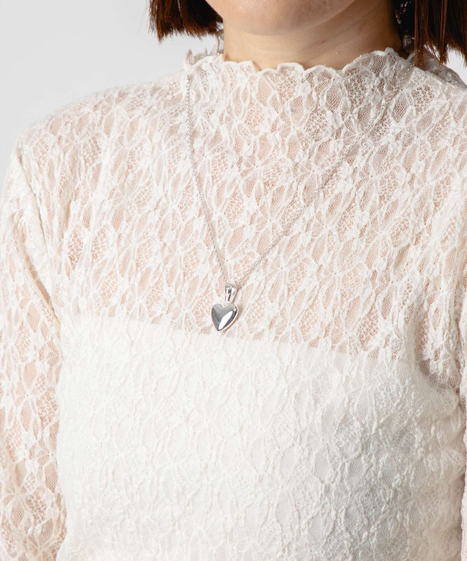 アニカイネズ ANNIKA INEZ アニカイネズ ANNIKA INEZ Large Voluptuous Heart Necklace ラージ ハート 591 LRG ネックレス レディース アクセサリー シルバー （SILVER/シルバー） SILVER/シルバー