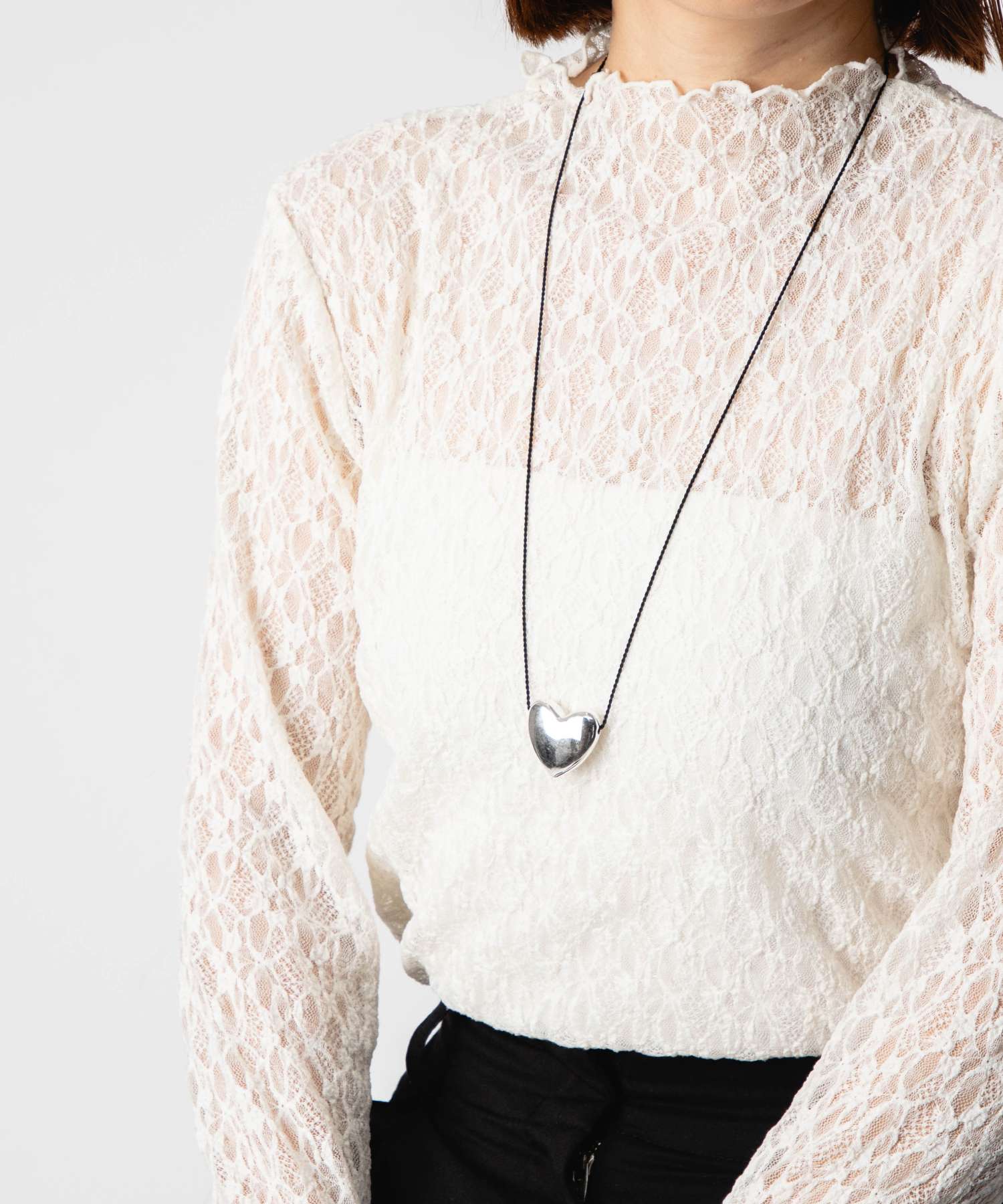 アニカイネズ ANNIKA INEZ アニカイネズ ANNIKA INEZ Large Heart Necklace ラージ ハート 587 LRG ネックレス レディース アクセサリー シルバー （SILVER/シルバー） SILVER/シルバー