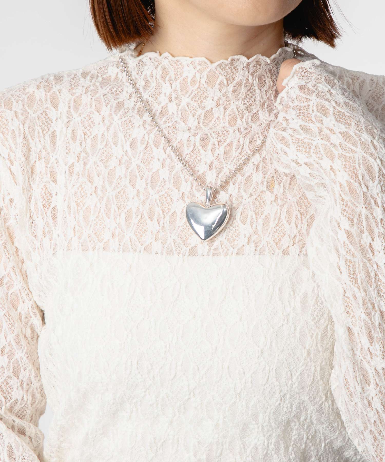 アニカイネズ ANNIKA INEZ アニカイネズ ANNIKA INEZ XL Voluptuous Heart Necklace ハート 591 XL ネックレス レディース アクセサリー シルバー （SILVER/シルバー） SILVER/シルバー