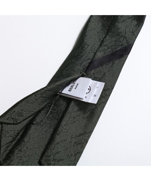 ベルルッティ BERLUTI Berluti ネクタイ Classic Scritto Tie T29TJ01-002 シルク （H18/DARK-GREEN/グリーン） H18/DARK-GREEN/グリーン
