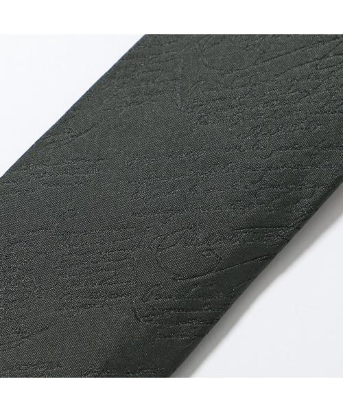 ベルルッティ BERLUTI Berluti ネクタイ Classic Scritto Tie T29TJ01-002 シルク （H18/DARK-GREEN/グリーン） H18/DARK-GREEN/グリーン
