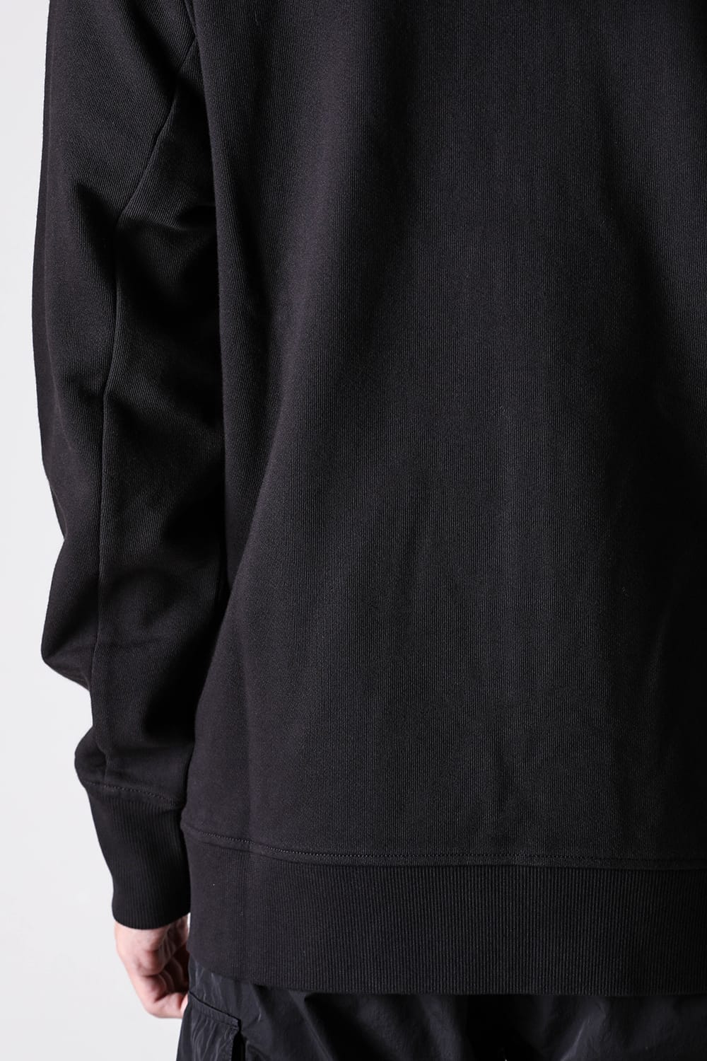 シーピーカンパニー C.P. COMPANY SWSHRT HDD OPEN IN DIAG RSD FLC （BLACK） BLACK