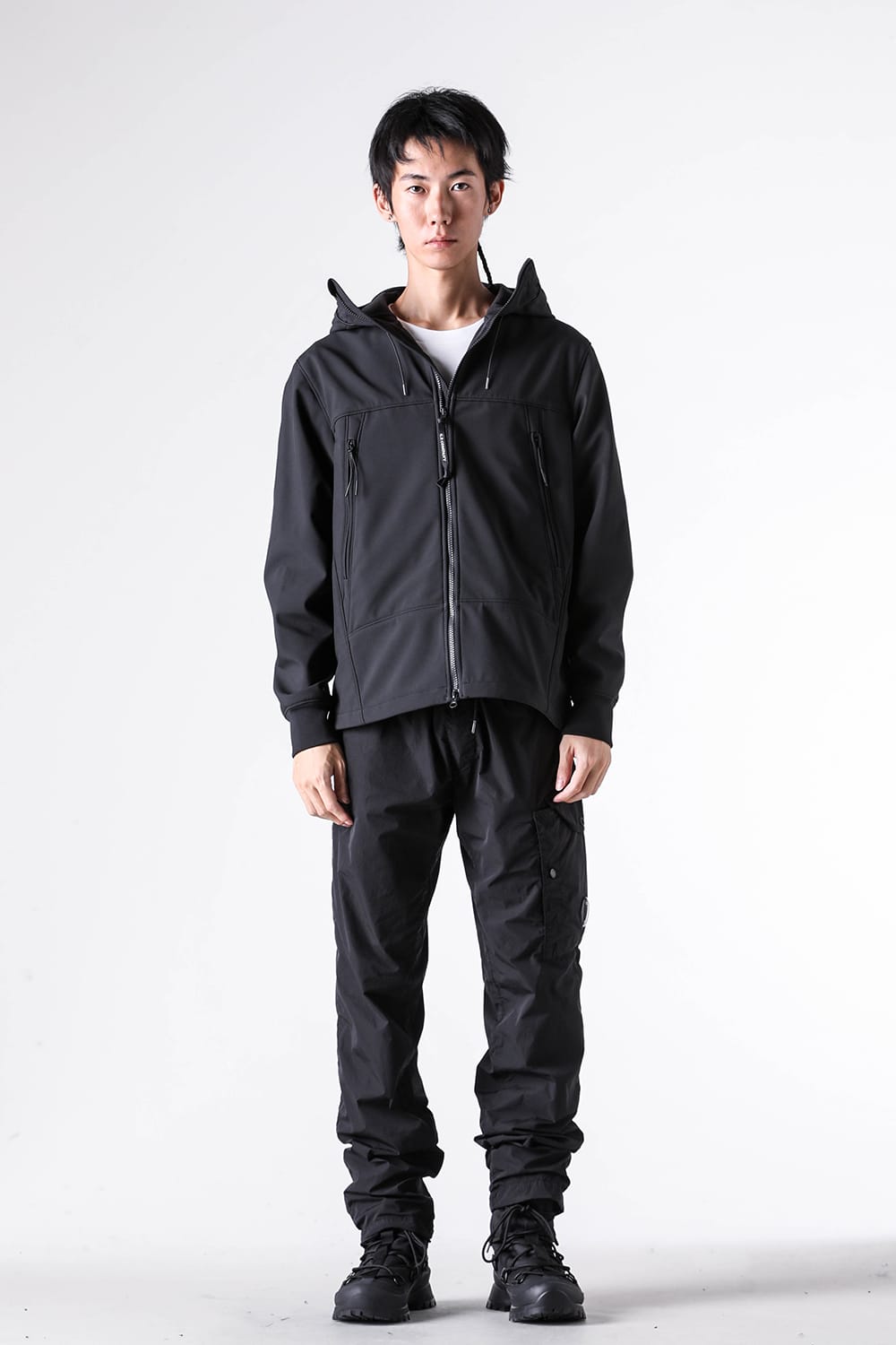 シーピーカンパニー C.P. COMPANY OW MEDIUM JKT IN CP SHELL-R （BLACK） BLACK