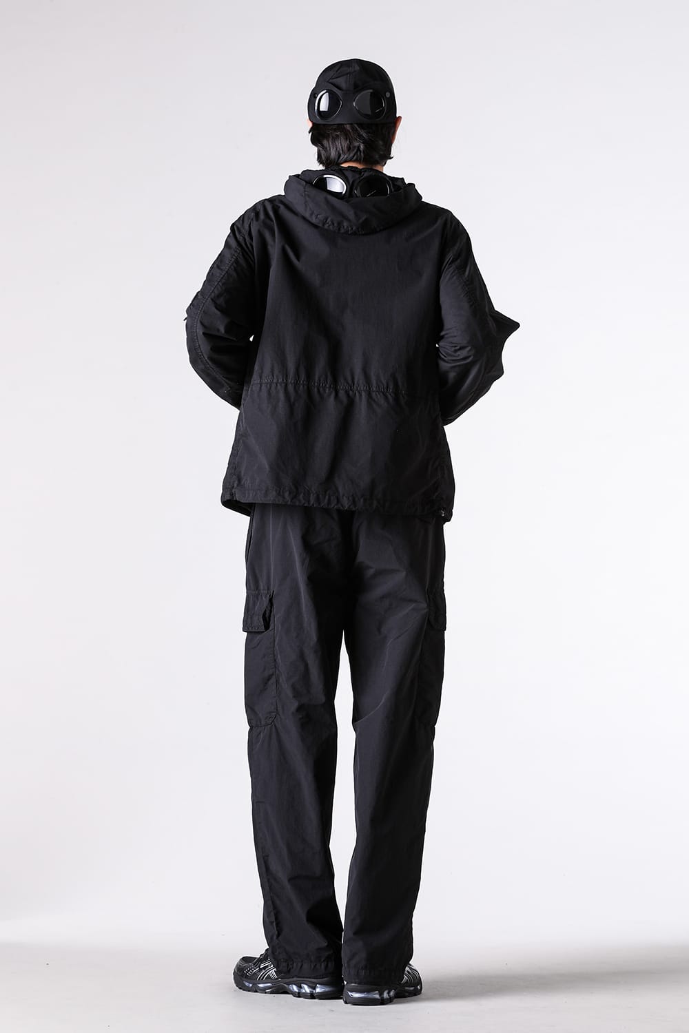 シーピーカンパニー C.P. COMPANY Flatt Nylon Loose Cargo Lens pt （Black） Black