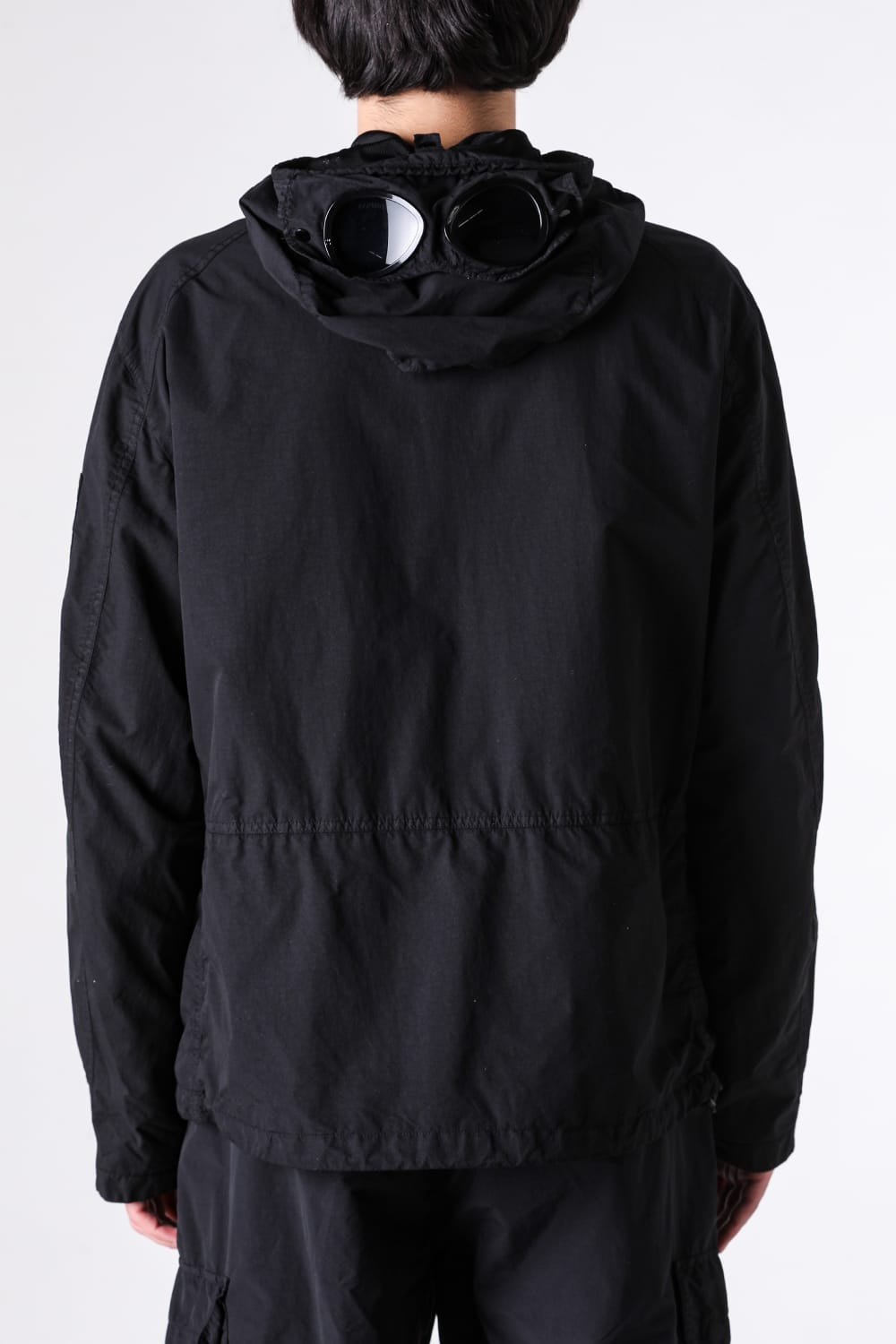 シーピーカンパニー C.P. COMPANY Flatt Nylon Goggle Jacket （Black） Black
