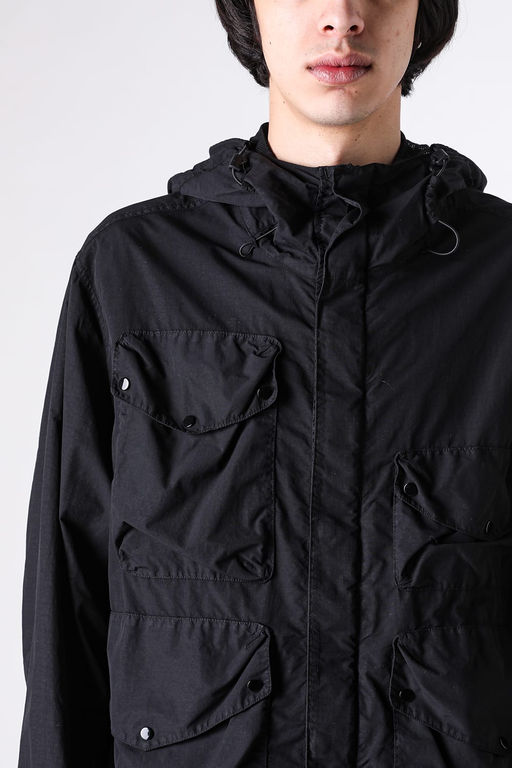 シーピーカンパニー C.P. COMPANY Flatt Nylon Goggle Jacket （Black） Black