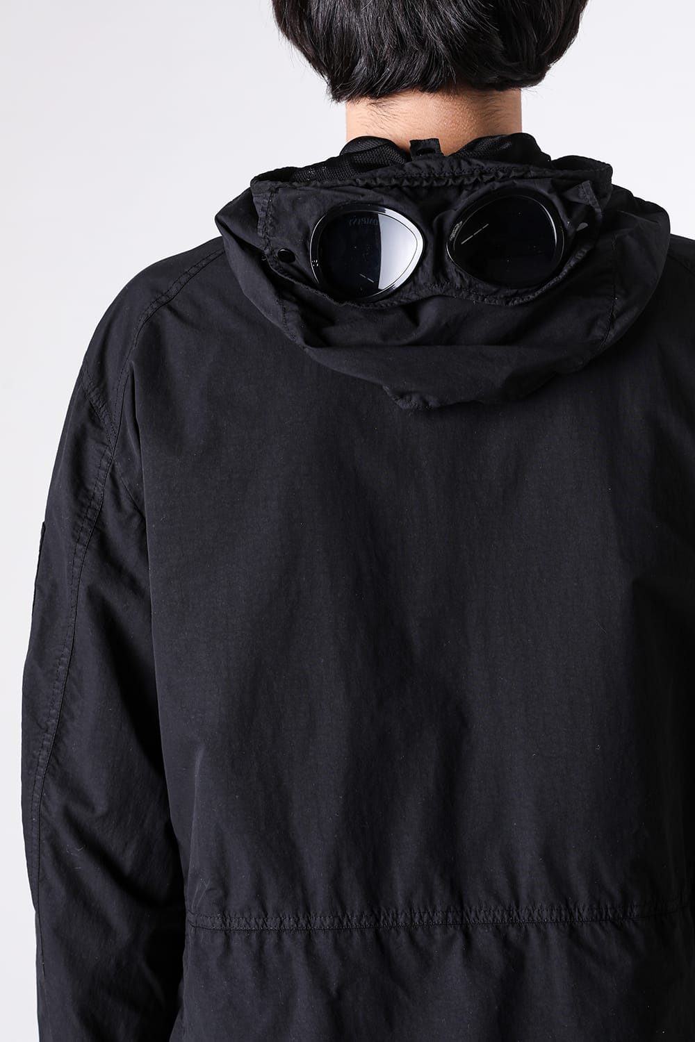 シーピーカンパニー C.P. COMPANY Flatt Nylon Goggle Jacket （Black） Black