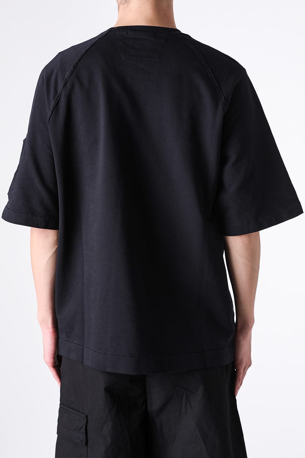 シーピーカンパニー C.P. COMPANY Light Fleece Short Sleeve SS （Black） Black